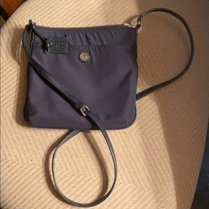 Talbots crossbody navy blue purse